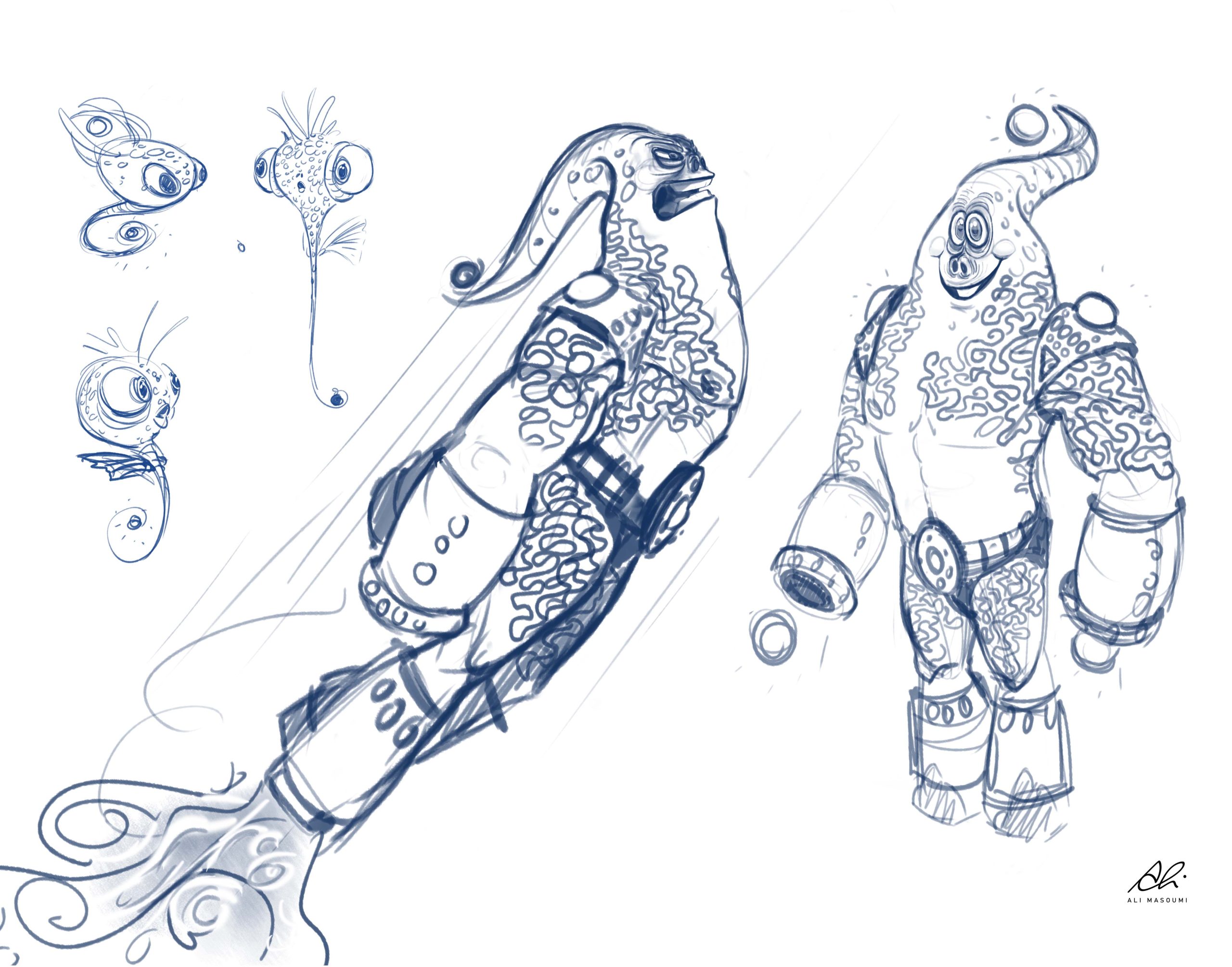 Superhero fish